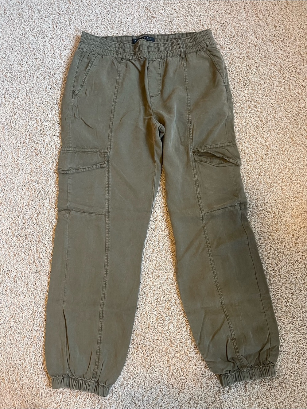 Sanctuary Olive Utility Cargo Joggers